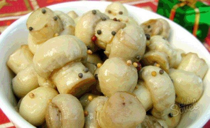 Как мариновать шампиньоны на зиму