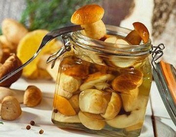 Мариновані білі гриби: рецепт заготовок на зиму