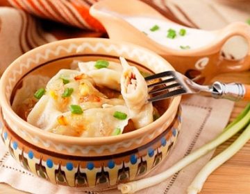 Вареники з м’ясом: варені і на пару, з капустою і картоплею