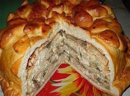 Курник – святковий пиріг. Традиційна російська випічка