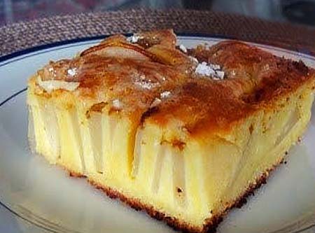Сирна запіканка з грушами. Смачний французький десерт