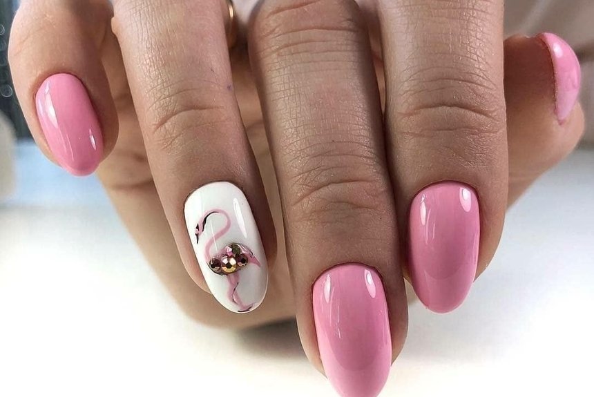 Модний рожевий манікюр: фото