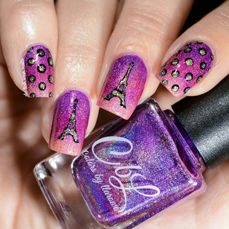 Манікюр Ейфелева вежа