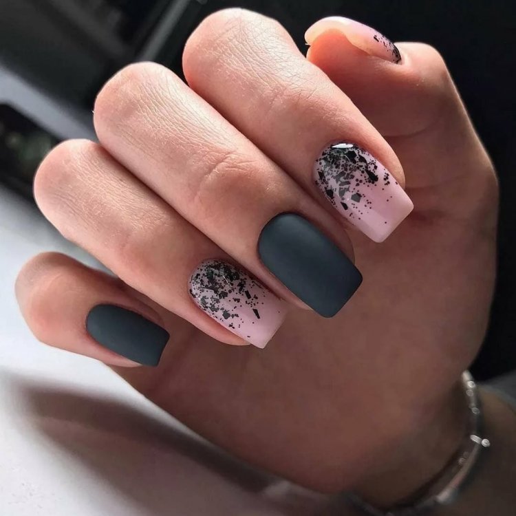 Стильные короткие ногти